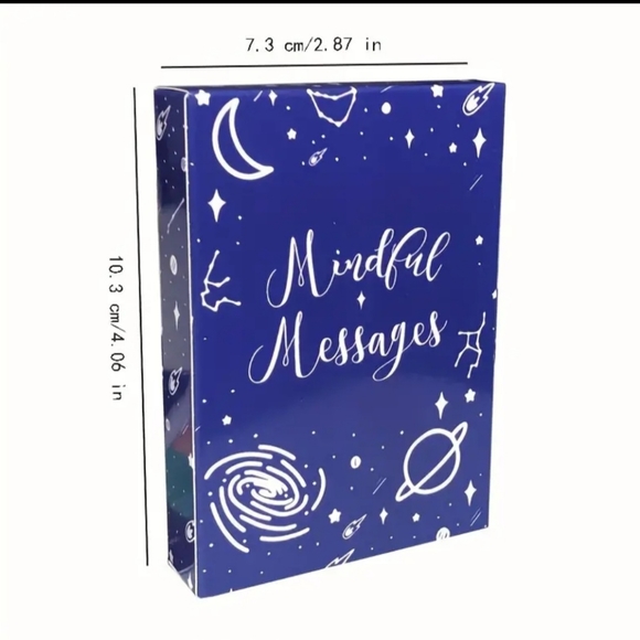 New Mini Mindful Messages Deck with Gifted Velvet Carrying Pouch - Picture 4 of 5